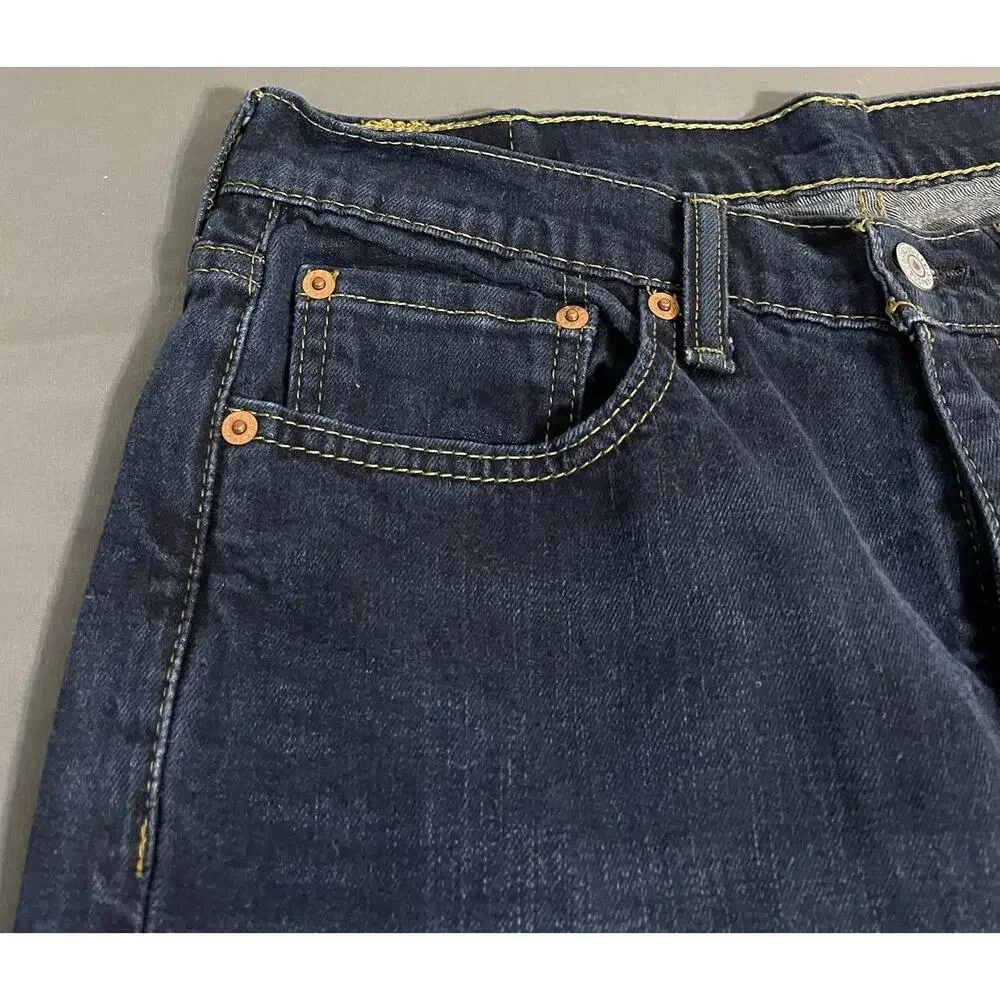 Levi’s 514 Straight Jeans W33 L34 Dark Wash Excellent Condition